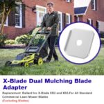 JIOTAR X-Blade Dual Mulching Blade Adapter Replacement Ballard Inc X-Blade XB2 and XB3 for All Standard Commercial Lawn Mower Blades – 5/8? Center Hole (Excluding Blades)