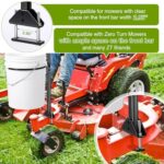 Saillong 5 Gallon Mower Handle/Bucket Holder, Detachable Steel Trash Bucket Holder, Compatible with Zero Turn Riding Lawn Mower, Lawn Mower Accessories for Lawn Tractors