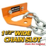 HD Switch Bolt on Tow Hitch Replaces Bad Boy 093-1000-00 MZ, MZ Magnum, ZT, CZT, & Maverick – Extreme Heavy Duty – Versatile Chain Slot