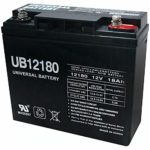 Universal Power Group UB12180 12V 18AH SLA Internal Thread Battery for Craftsman Black Lawn Mower