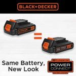 BLACK+DECKER 20V MAX String Trimmer / Edger and Sweeper Combo Kit, 10-Inch (LCC222)