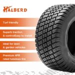 HALBERD 2 PCS 24×12.00-12 Lawn Mower Tires 4PR Turf Saver Lawn & Garden Tires for Garden Tractor Riding Mower, Tubeless