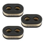 Harbot Pack of 3 Oval Air Filter Cartridge for Troy-Bilt TB110 TB130XP TB410XP TB115 TB200 TB230 TB330 TB370 TB380 TB380ES MTD Yard Machines Murray Craftsman Walk-Behind Lawn Mower