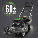EGO Power+ LM2021 20-Inch 56-Volt Lithium-ion Cordless Battery Walk Behind Push Mower with Steel Deck – 5.0 Ah Battery and Charger Included