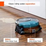 ILIFE Shinebot W400 Floor Washing Scrubbing Robot for Hard Floor, Dual 0.9L Water Tank