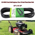 Wanotine 119-8820 Deck Belt Replaces Toro 50 inch TimeCutter Belt for SS5000, SS5060, 74630, 74361, 74632, 74635, 74637, 74641 Riding Mower 120-3892 (1/2″ x 141 1/2″)