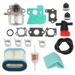 Panari AM134697 Carburetor + Air Filter Fuel Line Kit for John Deere JA60 JA62 JA65 JS40 JS45 JS60 JS61 JS63 JS63C JS63E 21-inch Walk Behind Lawn Mower