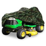 North East Harbor Deluxe Riding Lawn Mower Tractor Cover Fits Decks up to 54″ – Camouflage – Water, Mildew, and UV Resistant Storage Cover