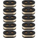 HIPA 10Pack 593260 798452 Air Filter Cartrige for Briggs and Stratton 550E 550EX Engine BS-593260 BS-798452 MTD Troy-Bilt Craftsman Walk-Behind Lawn Mower