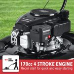 PowerSmart Gas Lawn Mower 21-Inch, 170CC OHV Engine, 2-in-1 Walk-Behind Push Lawn Mower Gas Powered DB8621CR