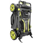 Ryobi. 20″ RY40190 40-Volt Brushless Lithium-Ion Cordless Battery Self Propelled Lawn Mower with 5.0 Ah Battery and Charger Included