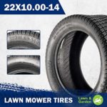 MaxAuto Lawn & Garden Tire 22X10-14 P332 4PR Tubeless, 2Pcs