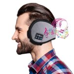 LC-dolida Bluetooth Ear Warmers Winter Music Earmuffs Bluetooth Ear Muffs Built-in HD Speakers Wireless Ear Muffs Headphones Gifts for Men Women Kids for Skating Skiing Hiking