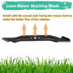 Ketofa ???????? AB2100 Mulching Blade ??” Compatible with EGO Power+ 56V Lawn Mower Models LM2101/LM2100/LM2102SP/LM2100SP – 2 Pack