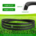 Deck Belt Replace 587686701 Compatible with Craftsman 54″ Deck Mower- Mower Belt Compatible with Craftsman GT6000 Lawn Tractor, Hu sqvarna LGT2654, Poulan Pro PP24VA54 Riding Mower, Replace 532196103