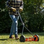 Black+Decker 304-16DB 16-Inch 4-Blade Push Reel Lawn Mower Orange