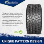 MaxAuto 2 Pcs 15×6.50-8 15×6.50×8 Turf Lawn Mower Tractor Riding Tire P332 4 Ply Load Range B