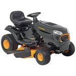 Poulan Pro 960420181 15.5 hp 6-Speed Lever Riding Tractor Mower, 42″