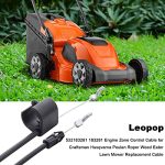 Leopop 532183281 183281 Engine Zone Control Cable for Craftsman Husqvarna Poulan Roper Weed Eater Lawn Mower 183281198463 183281 198463 Replacement Cable 917 Parts Zone Control Cable