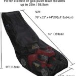Lawn Mower Cover, Waterproof Push Mower Covers,Dust UV Protection Universal Oxford Lawnmower Covers with Drawstring & Storage Bag