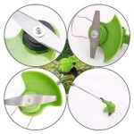 Cordless Electric String Trimmers Metal Blade,4 Pcs Electric Grass Trimmer Blade Edger Lawn Tool Accessory for Cordless String Trimmer Electric Weed Eater Battery Powered Weed Wacker Brush Cutter