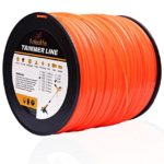 Anleolife 5-Pound Commercial Square .095-Inch-by-1280-ft String Trimmer Line in Spool,with Bonus Line Cutter, Orange