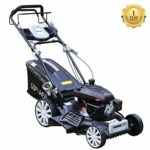 I-Choice 161cc 20 Inch 3-in-1 Gas Self-Propelled Lawnmower High Rear Wheel Drive Gasoline Push Mower with OHV Engine, Deck, Recoil Start System, Side Discharge, Mulching, Rear Bag