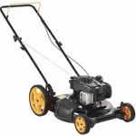 Poulan Pro 961120131 PR500N21SH Briggs 500ex Side Discharge/Mulch 2-in-1 Hi-Wheel Push Mower in 21-Inch Deck, 12-inch wheels