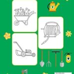 lawn tools and lawn mower coloring book for kids: Landscaping Vehicle and Mowing Equipments Coloring Book, gift for lawn mower lovers, Boys And Girls Of All Ages