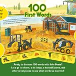 John Deere 100 First Words: More Than 100 Words to Spark Curious Young Toddler Minds About Farm, Construction and More! (John Deere Kids)