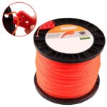 Wellsking 0.095″ Round Twist Ego String Trimmer Line 3 lbs 985 Foot Spools Weedeater Line for FS45 SRM225 SRM210 SRM230 Trimmer Head Weed Eater with Bonus Line Cutter