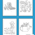 Lawn Tools And Lawnmower Coloring Book For Kids: For Preschool Boys And Girls Age 2-5. Featuring Landscaping Vehicles, Mowing Equipment, Mower Gear And More