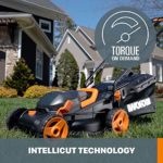 WORX WG779.9 40V Power Share 4.0 Ah 14″ Lawn Mower w/ Mulching & Intellicut (2x20V) – Bare Tool Only