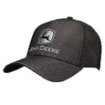 John Deere Gray and Black Reflective Hat