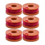 Garden Ninja 10-ft Edger/Trimmer Spool Line Compatible with WORX WA0010. Original Quality, Guaranteed Fit, 6-Pack