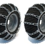 PAIR 2 Link TIRE CHAINS 20×8.00×8 for MTD / Cub Cadet Lawn Mower Tractor Rider by The ROP Shop