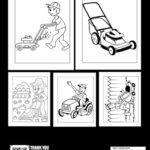Lawn Tools And Lawn Mower Coloring Book: Beautiful Coloring Pages | Gifts To Relax And Stress Relief For Teens, Adults With Impressive Illustrations