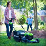 Greenworks 21-Inch 40V Self-Propelled Cordless Lawn Mower and 40V 5.0 AH Lithium Ion Battery with Charger