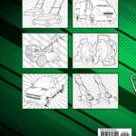 Lawn Tools And Lawnmower Coloring Book For Kids: Landscaping Vehicles, Mowing Equipment, Mower Gear And More