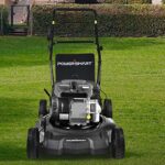 21 Inch Self-Propelled Lawn Mower Gas Powered 5 Adjustable Heights with Bag, 209cc 4-Stroke Engine, Oil Included, Black