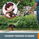 WORX WG163 GT 3.0 20V PowerShare 12″ Cordless String Trimmer & Edger, 12in