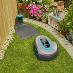 GARDENA SILENO Minimo – Fully Automatic Robotic Lawnmower with Bluetooth App, quietest in The Market, Boundary Wire Included, for lawns up to 2700 sq. ft.