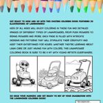 Lawn Mower Coloring book for Children: Coloring Lawn Mower