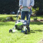 Greenworks 21-Inch 40V Brushless Self-Propelled Mower 6AH Battery and Charger Included, M-210-SP