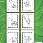 Lawn Tools & Lawnmower Coloring Book For Kids: Landscaping Vehicles, Mowing Equipment, Mower Gear And More, Landscaping Coloring Book for Boys & Girls Teens, Ages 4, 5, 6, 7, and 8 Years
