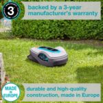 GARDENA 15101-20 SILENO Life – Automatic Robotic Lawn Mower, with Bluetooth app and Boundary Wire, The quietest in its Class, for lawns up to 8100 Sq Ft, Made in Europe, Grey