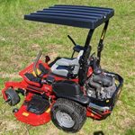 American-Shade – Made in The USA – Canopy for Zero-Turn Lawn Mower / Compact Tractor – 36 inch Solid ABS Lid / Top (Black)