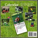 Lawn Mower 2022: Calendar With Holidays 12 Month lawnmower Calendar