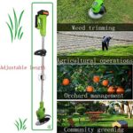K99 Household Electric Lawn Mower, Adjustable and Retractable Cordless Lawn Mower/Edge 24V Lawn Mower for Garden and Home Lawn Care (with 10000 Mah Lithium Battery)
