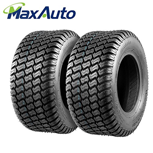 MaxAuto 16/6.50-8 16-6.5-8 Turf Tires 4 Ply Tubeless Lawn ...